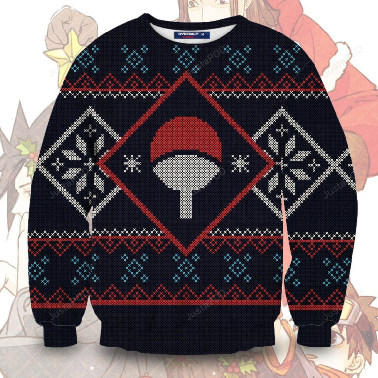 Uchiha Clan Christmas Sweater, Sweatshirt