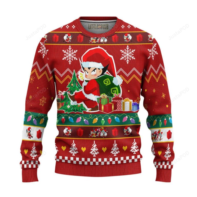 Vegeta Anime Ugly Christmas Sweater