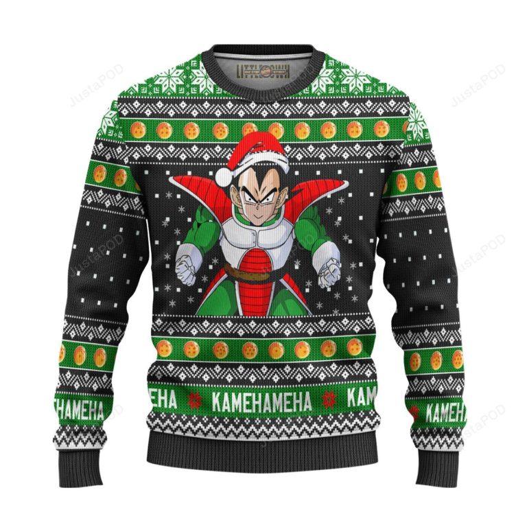 Vegeta Dragon Ball Anime Ugly Christmas Sweater