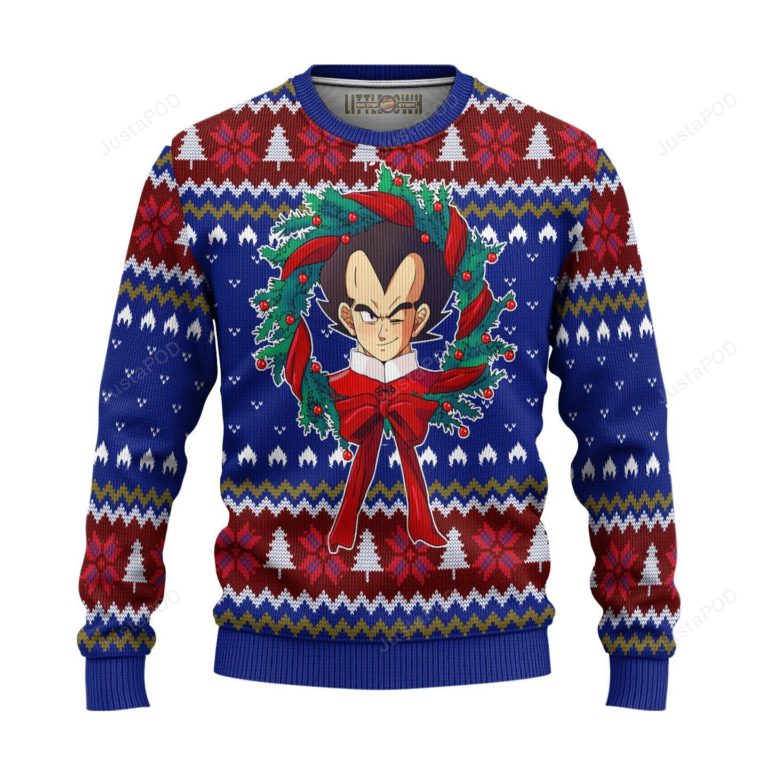 Vegeta Dragon Ball Z For Unisex Ugly Christmas Sweater
