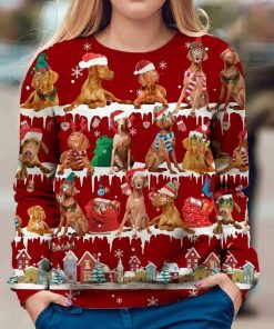 Vizsla – Snow Christmas Ugly Sweatshirt
