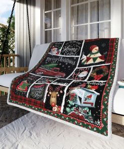 We Wish You A Merry Little Christmas Fleece Blanket