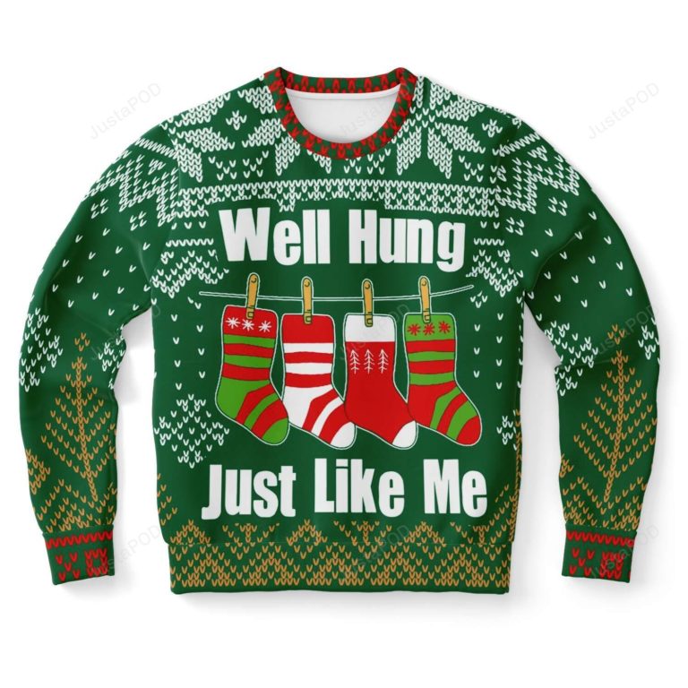 Well Hung Ugly Christmas Sweater