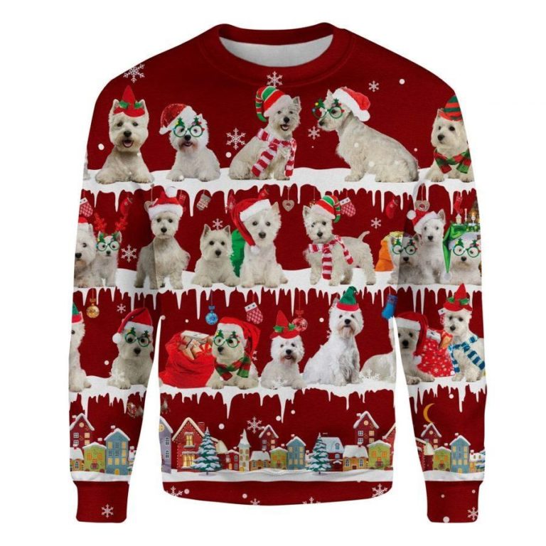 West Highland White Terrier – Snow Christmas Ugly Sweatshirt