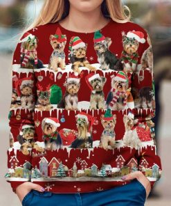Yorkshire Terrier – Snow Christmas Ugly Sweatshirt