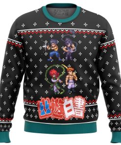 Yu Yu Hakusho Ghost Fighter Sprite Premium Ugly Christmas Sweater