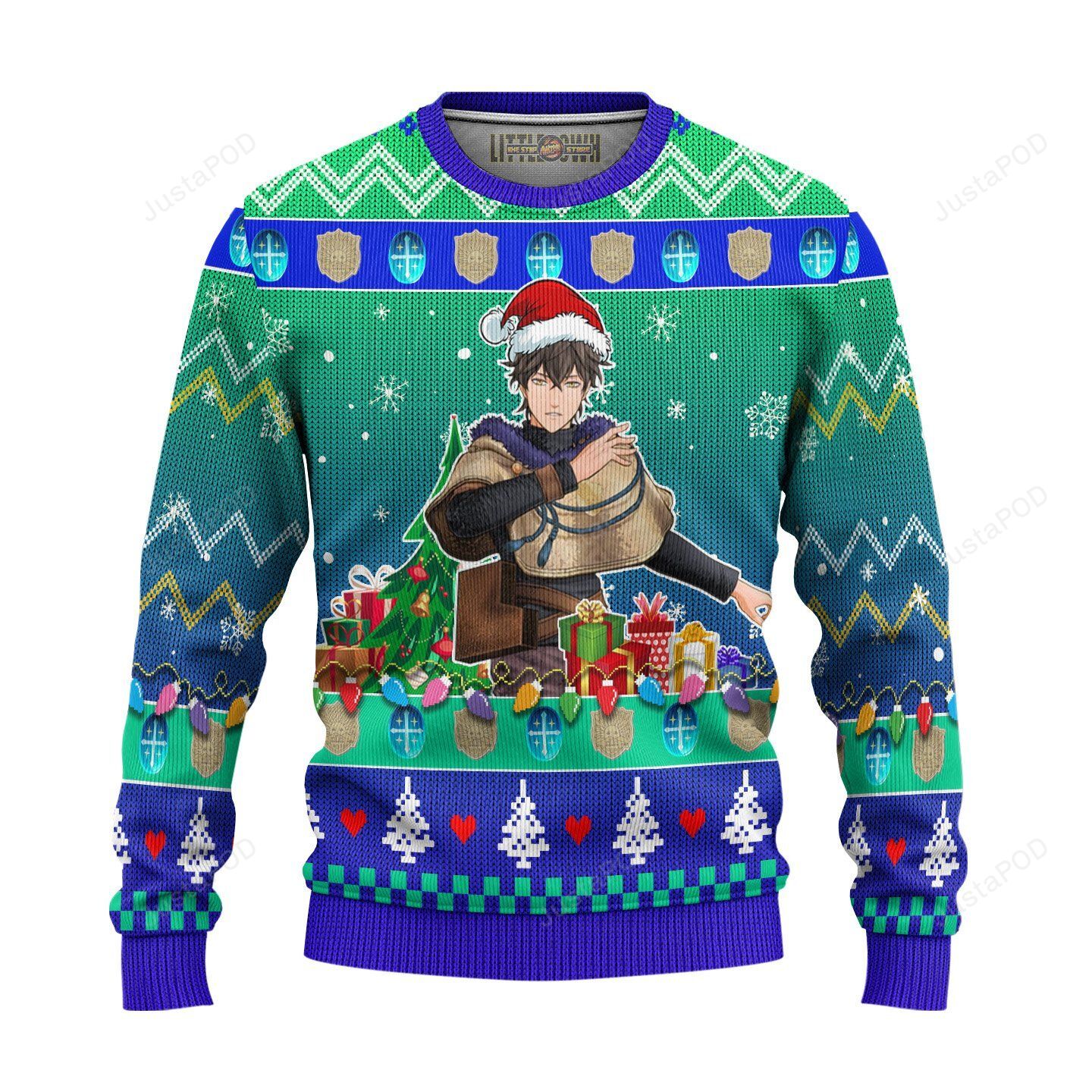 Yuno Anime Ugly Christmas Sweater - RobinPlaceFabrics