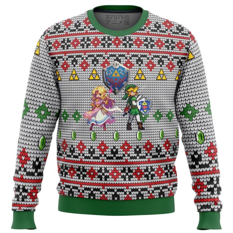 Zelda And Link Premium Ugly Christmas Sweater