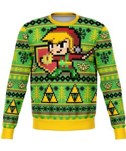 Zelda Holiday Link Premium Ugly Christmas Sweater