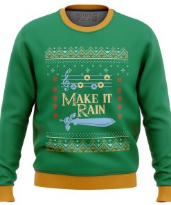Zelda Make It Rain Premium Ugly Christmas Sweater