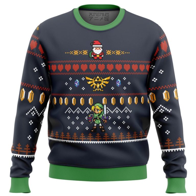 Zelda Santa Link Premium Ugly Christmas Sweater