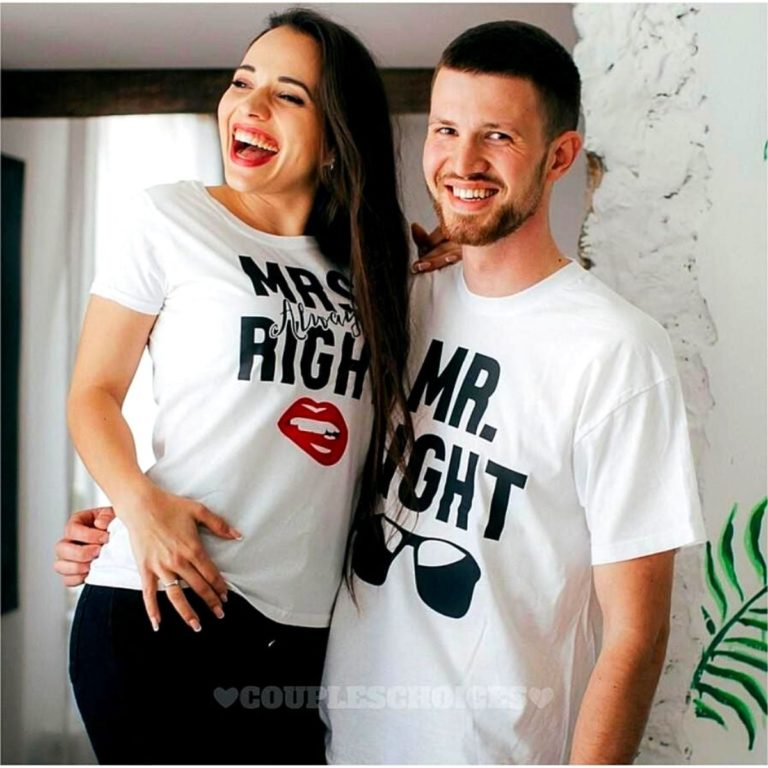 Mr. Right and Mrs. Always Right Shirts