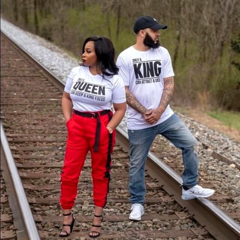 Only a King & Queen Can White Shirts