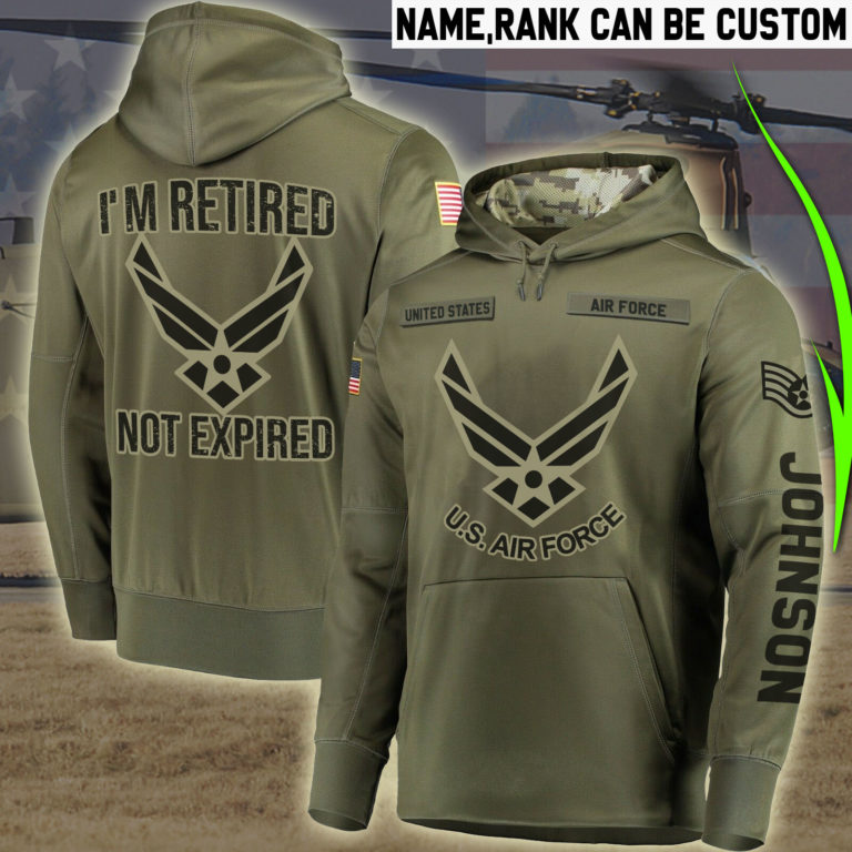 Custom US Air Force Veteran Hoodie USAF1213