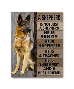 A German Shepherd Dog Canvas, Poster A German Shepherd Dog Canvas, Poster