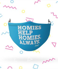 Adventure Time Homies Help Homies Stretch-To-Fit 3D Mask