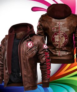 Alabama Crimson Tide Football Team Leather Jacket Alabama Crimson Tide Football Team Leather Jacket
