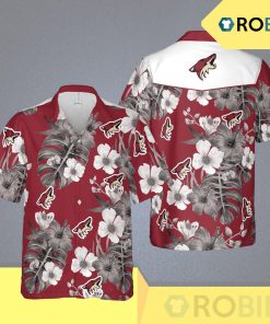 Arizona Coyotes Nhl Phoenix Hawaii Floral Ice Hockey Button Up Shirt Arizona Coyotes Nhl Phoenix Hawaii Floral Ice Hockey Button Up Shirt