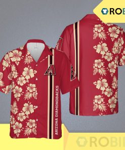 Arizona Diamondbacks Mlb Phoenix Arizona Hawaii Floral Button Up Shirt