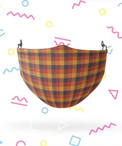 Autumn Plaid Stretch-To-Fit 3D Mask