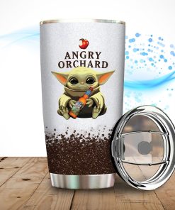 Baby Yoda Hold Angry Orchard Tumbler Baby Yoda Hold Angry Orchard Tumbler