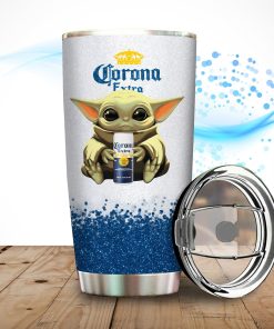 Baby Yoda Hold Corona Tumbler Baby Yoda Hold Corona Tumbler