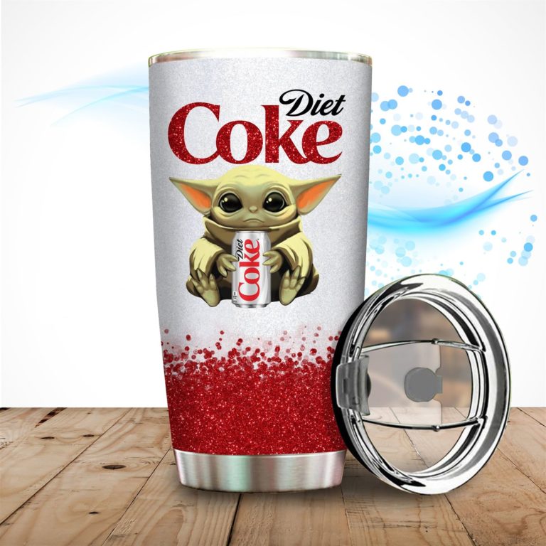 Baby Yoda Hold Diet Coke Tumbler