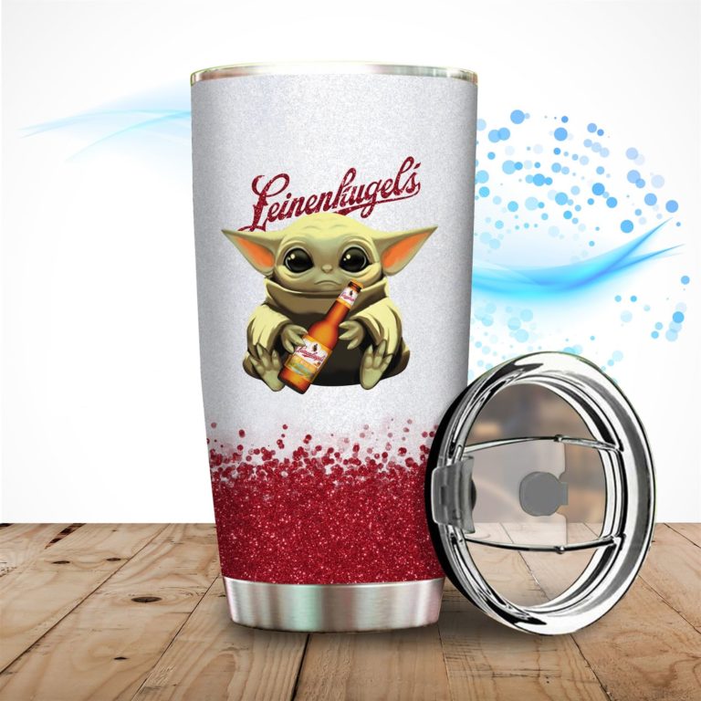 Baby Yoda Hold Leinenkugels Tumbler