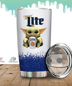 Baby Yoda Hold Miller Lite Tumbler Baby Yoda Hold Miller Lite Tumbler