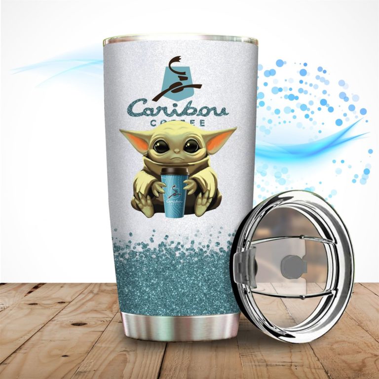 Baby Yoda Hug Carinou Coffee Tumbler