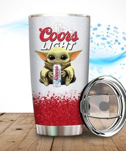 Baby Yoda Hug Coors Light Tumbler Baby Yoda Hug Coors Light Tumbler