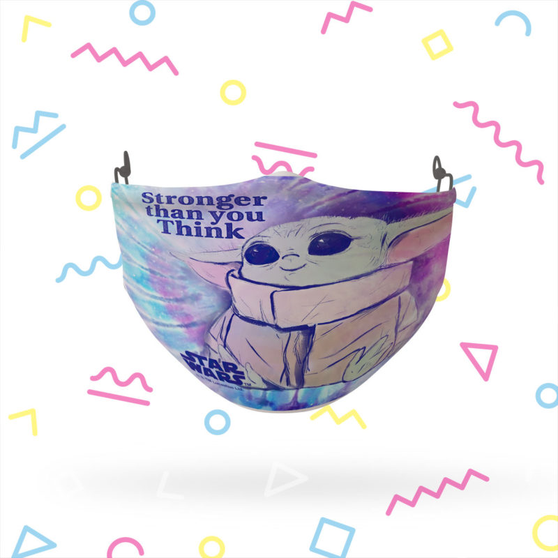 Baby Yoda Star Wars The Child Stronger Than You Think Stretch-To-Fit 3D Mask