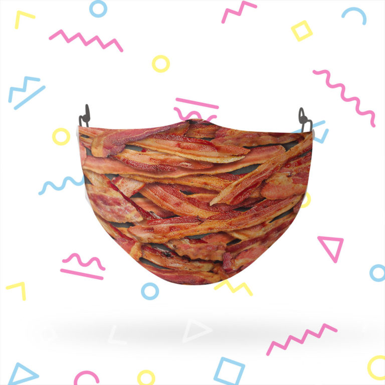 Bacon Collage Stretch-To-Fit 3D Mask