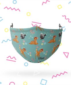 Bambi Character Pattern Stretch-To-Fit 3D Mask