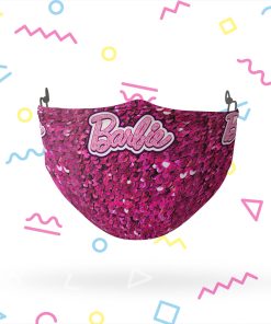 Barbie Sequins Logo Adjustable Face Mask