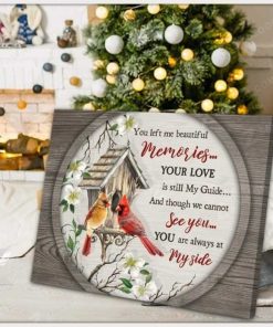 Beautiful Memories Cardinal Wall Art Memorial Decor