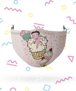 Betty Boop Cupcakes Stretch-To-Fit 3D Mask