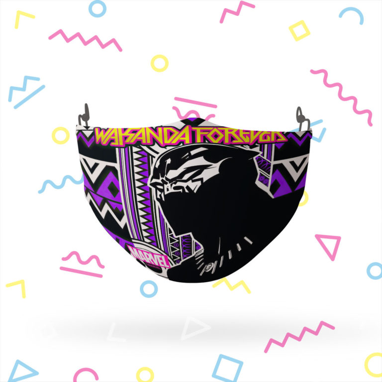 Black Panther Wakanda Forever Stretch-To-Fit 3D Mask