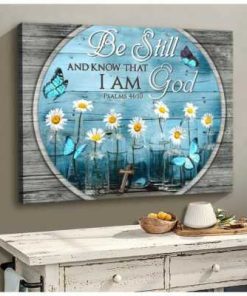Butterfly Be Still Wall Art (Canvas & Poster)