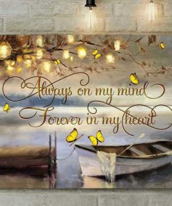 Butterfly Forever In My Heart Wall Art Memorial Decor Butterfly Forever In My Heart Wall Art Memorial Decor