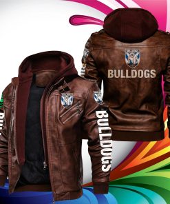 Canterbury Bankstown Bulldogs Leather Jacket Canterbury Bankstown Bulldogs Leather Jacket