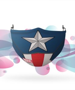 Captain America Logo Adjustable Face Mask