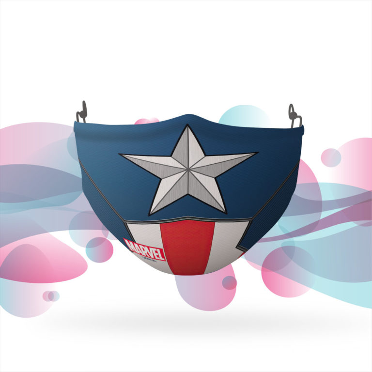 Captain America Logo Adjustable Face Mask
