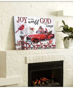Cardinal Joy To The World God Has Come Wall Art Decor