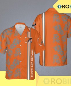 Cleveland Browns Hawaii Floral Button Up Shirt Cleveland Browns Hawaii Floral Button Up Shirt