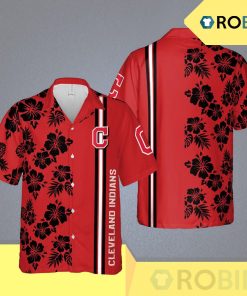 Cleveland Indians Mlb Cleveland Hawaii Floral Baseball Button Up Shirt Cleveland Indians Mlb Cleveland Hawaii Floral Baseball Button Up Shirt