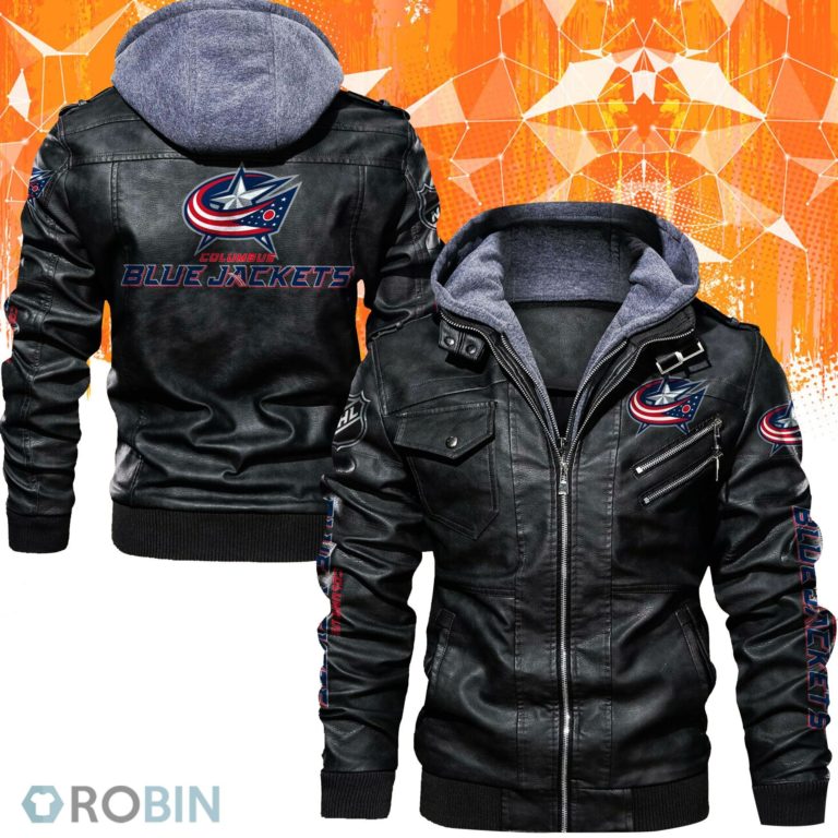Columbus Blue Jackets Leather Jacket
