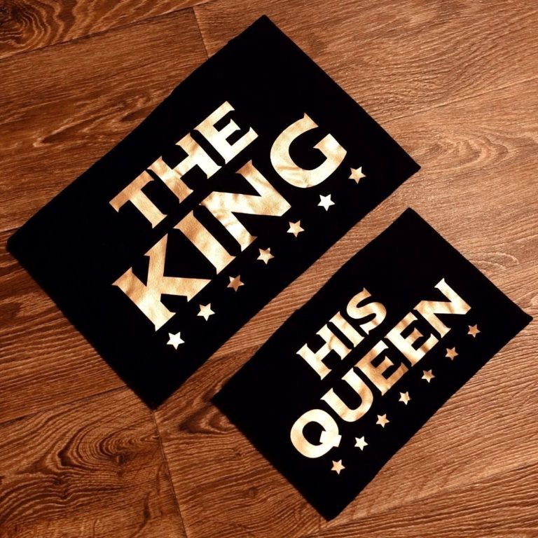 Black King & Queen Shirts