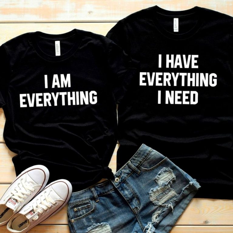 Everything I need Black Shirts