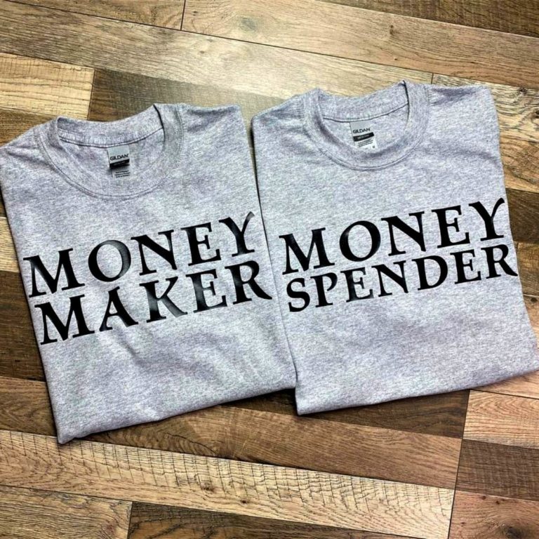 Gray Money Maker & Spender Shirts
